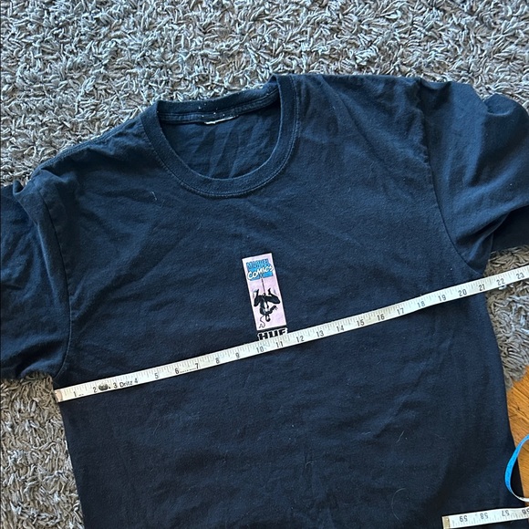 Men's HUF x Spider-Man Hangin' Out Black T-Shirt Large - Picture 6 of 7